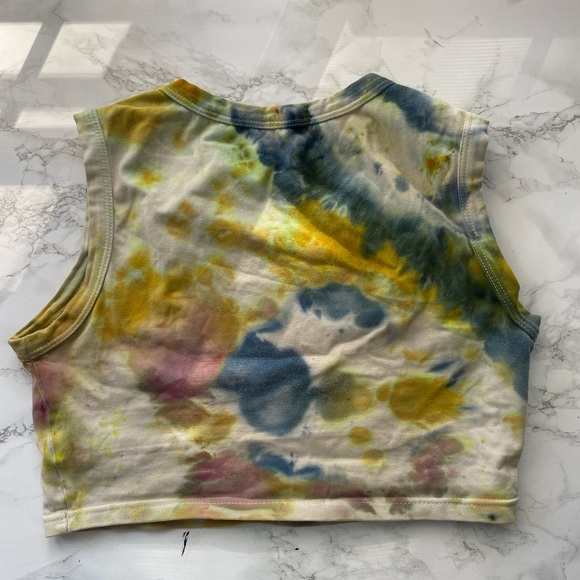 Love without reason tie dye yoga crop top bra - Picture 2 of 3